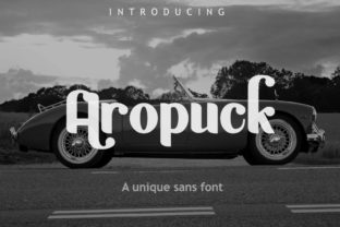 Aropuck: A Vintage Sans Serif Font That Elevates Every Design