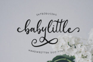 Babylittle Duo: A Script Handwritten Font for Branding That Speaks Volumes