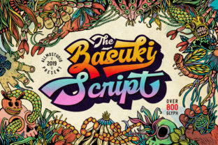Basuki: A Bold Script Font for Creative Crafters and Designers