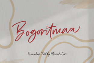 Bogoritmaa: A Script Handwritten Font for Modern Web Design