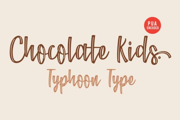 Chocolate Kids: A Playful Font for Branding Magic