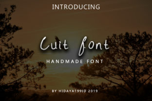 Cuit: A Font for Smart, Casual Design