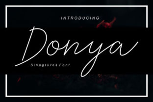 Donya: A Script Handwritten Font for Creative Campaigns