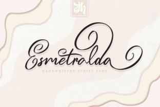 Esmetralda: A Romantic Script Font for Handmade Creators