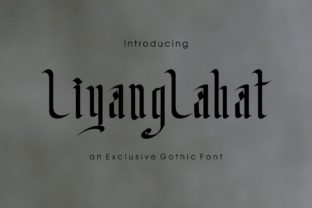 Liyanglahat: A Modern Blackletter Font for Crafters and Designers