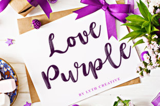 Love Purple: The Magic of a Handwritten Font for Your Brand