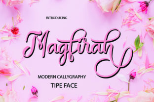 Magfirah: A Script Handwritten Font for Creative Crafters