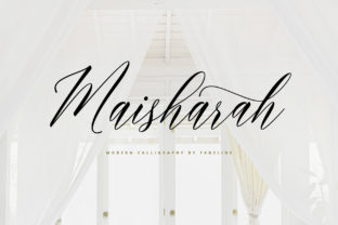 Maisharah: A Delicate Script Font for Handmade Creativity