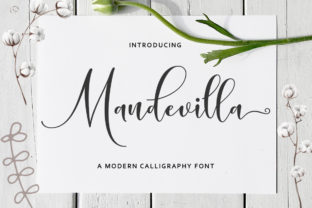Mandevilla Script: A Handwritten Font for Authentic Craft Design