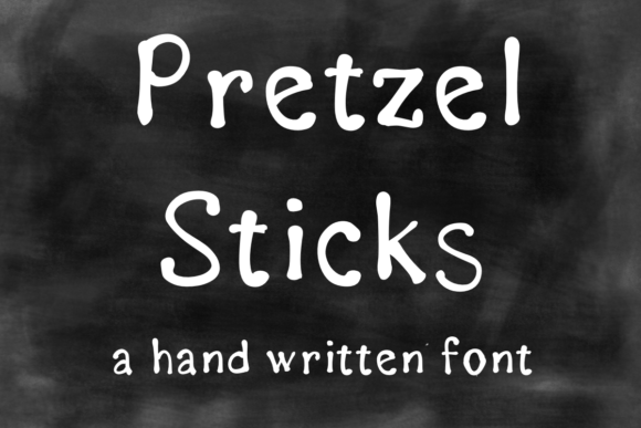 Pretzel Sticks: A Whimsical Script Font for Creative Makers