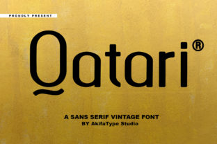 Qatari: A Modern Sans Serif Font for Bold Branding