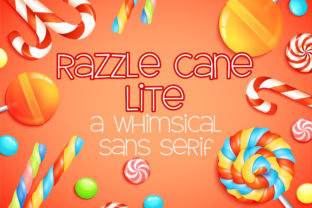 Razzle Cane Lite: A Font for Creative Expression