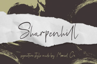 Sharpenhill: A Versatile Script Handwritten Font for Designers