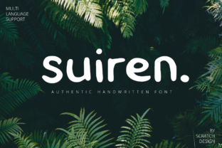 Suiren: A Handwritten Font for Editorial Elegance