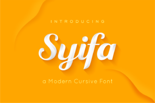 Syifa Script: A Bold Handwritten Font for Creative Crafters
