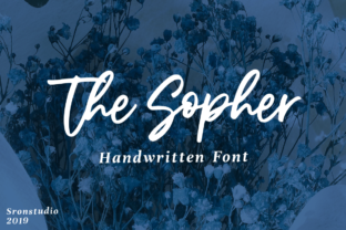 The Sopher: A Script Font for Creative Crafters and Product Makers