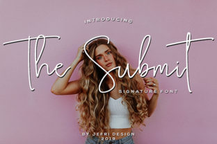The Submit: A Script Handwritten Font for Creative Crafting