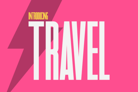 Travel Font: A Bold Sans Serif for Creative Projects