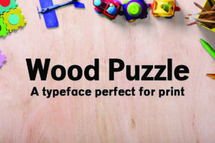 Wood Puzzle: A Versatile Serif Font for Editorial Design and Branding