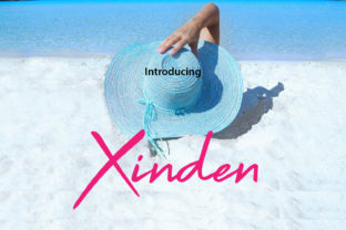 Xinden: A Script Font for Modern Editorial Design